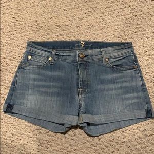 7 For All Mankind denim shorts